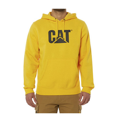 Caterpillar Men's Foundation Hooded Sweatshirt Hoodies Yellow CAT-61048